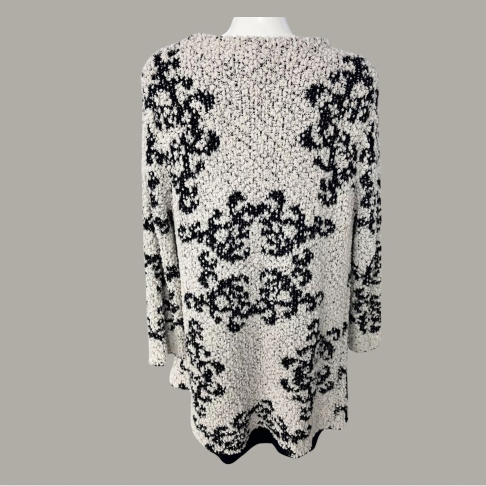 Solitaire Boucle Knit Open-Front Cardigan - Picture 2 of 2